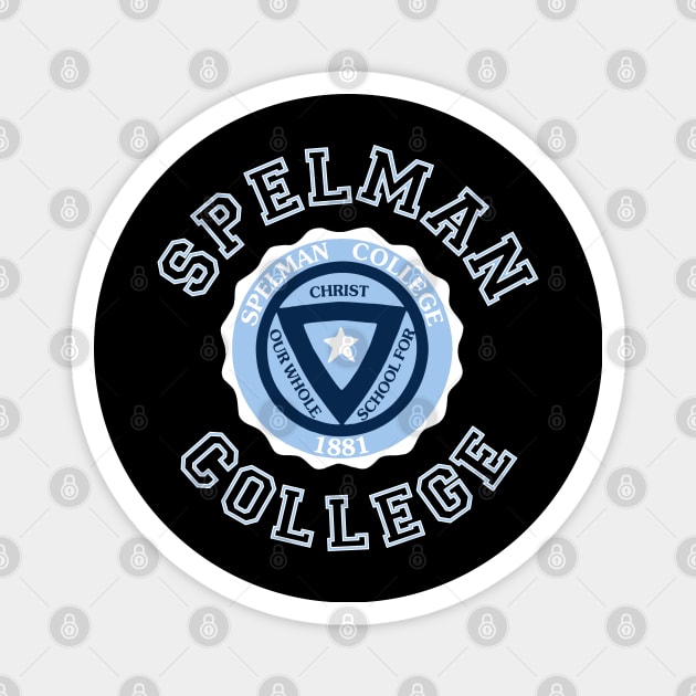 Spelman 1881 College Apparel Magnet by HBCU Classic Apparel Co